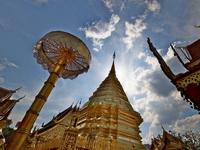 DAY 4 : CHIANG RAI CHIANG MAI Early morning visit the famous white temple Wat Rong Khun and the morning market of Chiang Rai. Drive along the scenic mountainous route via Wiang Papao to Chiang Mai.
