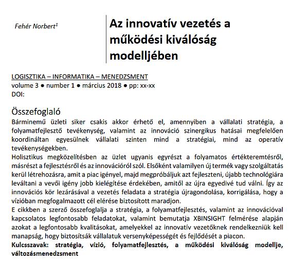 7.7. A hivatkozás szerkezete típusok szerint 7.7.4. Webhivatkozás 1., portálcikk (2. példa) Szerző(k): Cím. Kiadványcím [online].