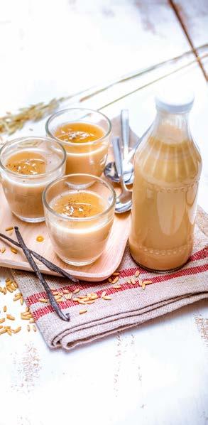 Vaníliás zabtejkrém Program Multigrain Milk (Többmagvas tej) 6 5 perc 20 perc 3 óra 200 ml zabtej 200 ml kókusztej 2 tojássárgája 60 g cukor 1/2 tk agar-agar 2 ek kókuszreszelék 1.