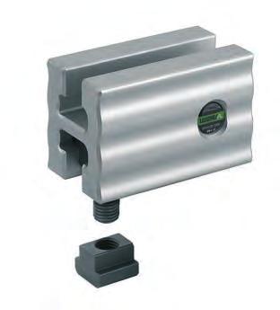 An ideal addition to the MQ-Series clamps for increased clamping heights Material: Aluminium alloy Extension Blocks B 50 (complete) Holding Force: Up to 60 kn L B a2 Short style H d a L1 a for