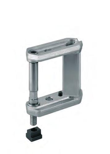 patented in DE an ideal addition to the MQ-Series clamps for great clamping heights safer working heights achievable by securing directly into the machine table due to unique design of the block