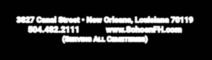 Metairie, LA 70001 Vice President We Accept All Major Credit Cards 914 elysian fields 947-0609 Bonnie J. Morel 833-5573 Fine Residential Hardware 800 Hickory Ave. Harahan, LA 70123 504.486.