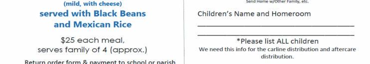 m. in the Msgr. Kern Center. At least one parent of all First Communicants must be in attendance.