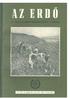 AZERDO ALAPÍTOTT ERDÉSZET I LAPO K 95. ÉVFOLYAM A IX. ÉVF. 11. SZÁM OLD NOVEMBER