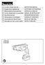 DHR164 DHR165. GB Cordless Rotary Hammer INSTRUCTION MANUAL. PL M otowiertarka Akumulatorowa INSTRUKCJA OBS UGI