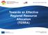 Towards an Effective Regional Resource Allocation (TERRA)