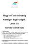 Magyar Úszó Szövetség Országos Bajnokságok évi versenyszabályzata