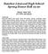 Basehor Linwood High School Spring Honor Roll 19-20
