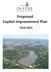 Capital Improvement Plan. Proposed