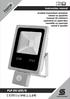 FLP 20 LED/G IP65. instruction manual