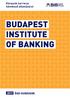 BUDAPEST INSTITUTE OF BANKING