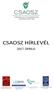 CSAOSZ HÍRLEVÉL ÁPRILIS