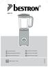 AB511R. Instruction manual blender. Használati útmutató. 300W, V ~ 50Hz V