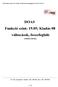 DOAS Funkció szint: 19.05; Kiadás 08 változások, összefoglaló