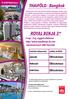 THAIFÖLD - Bangkok ROYAL BENJA 3* 58 EUR/főtől. január. február. március