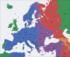 a közép-európai (magyar) időzónához képest - 1 vagy -2 időeltolódással rendelkező nyugateurópai