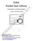 MINERALHOLDING KFT. Orbit Pocket Star Ultima. Parköntözés vezérlőautomatika. Szerelési és használati utasítás