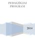 PEDAGÓGIAI PROGRAM 2014