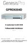 GPRO6304D. 4 csatornás H.264 DVR. Felhasználói kézikönyv. ver. 1.0. DVR firmware: V2.62.R07 Webrec Control: 1.1.0.76 Bozsák Tamás