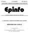Epinfo Epidemiológiai Információs Hetilap