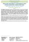 Általános iskolás tanulók táplálkozási- és egészségmagatartási szokásai Nutritional and Health Habits of Elementary School Students