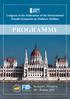 27 th. Congress of the Federation of the International Danube Symposia on Diabetes Mellitus PROGRAMME. Zentraleuropäische diabetesgesellschaft