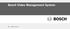 Bosch Video Management System. Kezelési útmutató