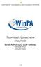 WINPA POSTÁZÓ SZOFTVERHEZ Utolsó módosítás: 2013.10.07. Szoftver verzió: v11.0.20 Készült: LibreOffice 4 alkalmazással