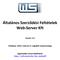 Általános Szerződési Feltételek Web-Server Kft