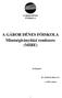 A GÁBOR DÉNES FİISKOLA Minıségirányítási rendszere (MIRE)