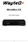 MovieBox CX. Használati utasítás