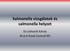 Salmonella vizsgálatok és salmonella helyzet. Dr.Lebhardt Károly M.A.H.Food-Controll Kft