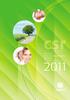 csr VÁLLALATI FELELŐSSÉGVÁLLALÁSI JELENTÉS 2011