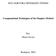 MTA DOKTORA ÉRTEKEZÉS TÉZISEI. Computational Techniques of the Simplex Method. Írta: Maros István