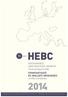 HEBC SUSTAINABLE AND INCLUSIVE GROWTH. FENNTARTHATÓ ÉS INKLUZÍV NÖVEKEDÉS Az HEBC éves jelentése. The Annual Report of HEBC. years