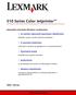 510 Series Color Jetprinter