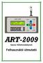 ART-2009 típusú hőfokszabályozó. Felhasználói útmutató