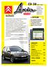 CD 38 ELŐSZÓ FIGYELEM. A Citroën diagnosztikai berendezés tájékoztató kiadványa ÚJDONSÁGOK. 2.O. A C-Crosser Citroën C4 Sedan Flex Fuel Tablet PC 4.O.