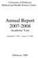 Annual Report 2007-2008 Academic Year