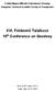 XVI. Földmérő Találkozó 16 th Conference on Geodesy