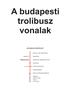 A budapesti trolibusz vonalak