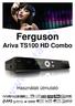 Ferguson Ariva TS100 HD Combo. Használati útmutató. www.betacom.hu
