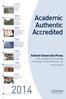 Academic Authentic Accredited