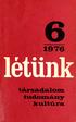 létünk TÁRSADALOM, TUDOMÁNY, KULTÚRA Forum Lap- és Könyvkiadó Vállalat, Újvidék