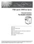 FAX opció (7500-as típus) Fax kezelési útmutató. Felhasználói kézikönyv