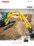 MINIKOTRÓ. ViO50U. 4700/4770 kg. Call for Yanmar solutions