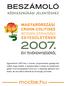 2007. ÉVI TEVÉKENYSÉGÉRŐL BESZÁMOLÓ. mccbe.hu. egyesületének KÖZHASZNÚSÁGI JELENTÉSHEZ