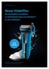 Braun WaterFlex: Borotvahabbal használható. A verhetetlenül alapos borotválásért* és sima élményért.