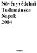 Növényvédelmi Tudományos Napok 2014