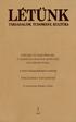 LÉTÜNK TÁRSADALOM, TUDOMÁNY, KULTÚRA. XXXV. évfolyam, 2005. 3. szám FORUM KÖNYVKIADÓ, ÚJVIDÉK